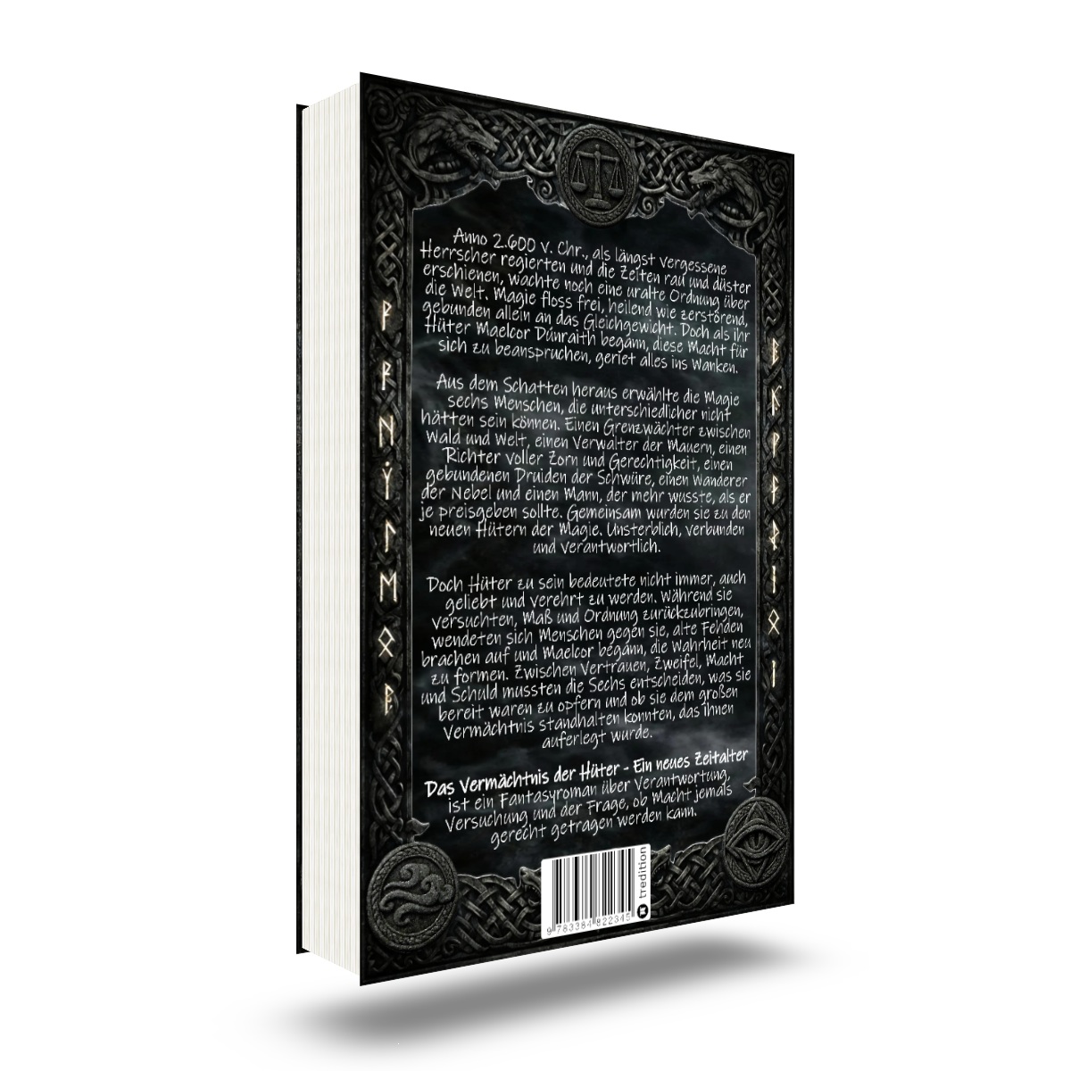 Buch-Rückseite: Das Vermächtnis der Hüter: Ein neues Zeitalter